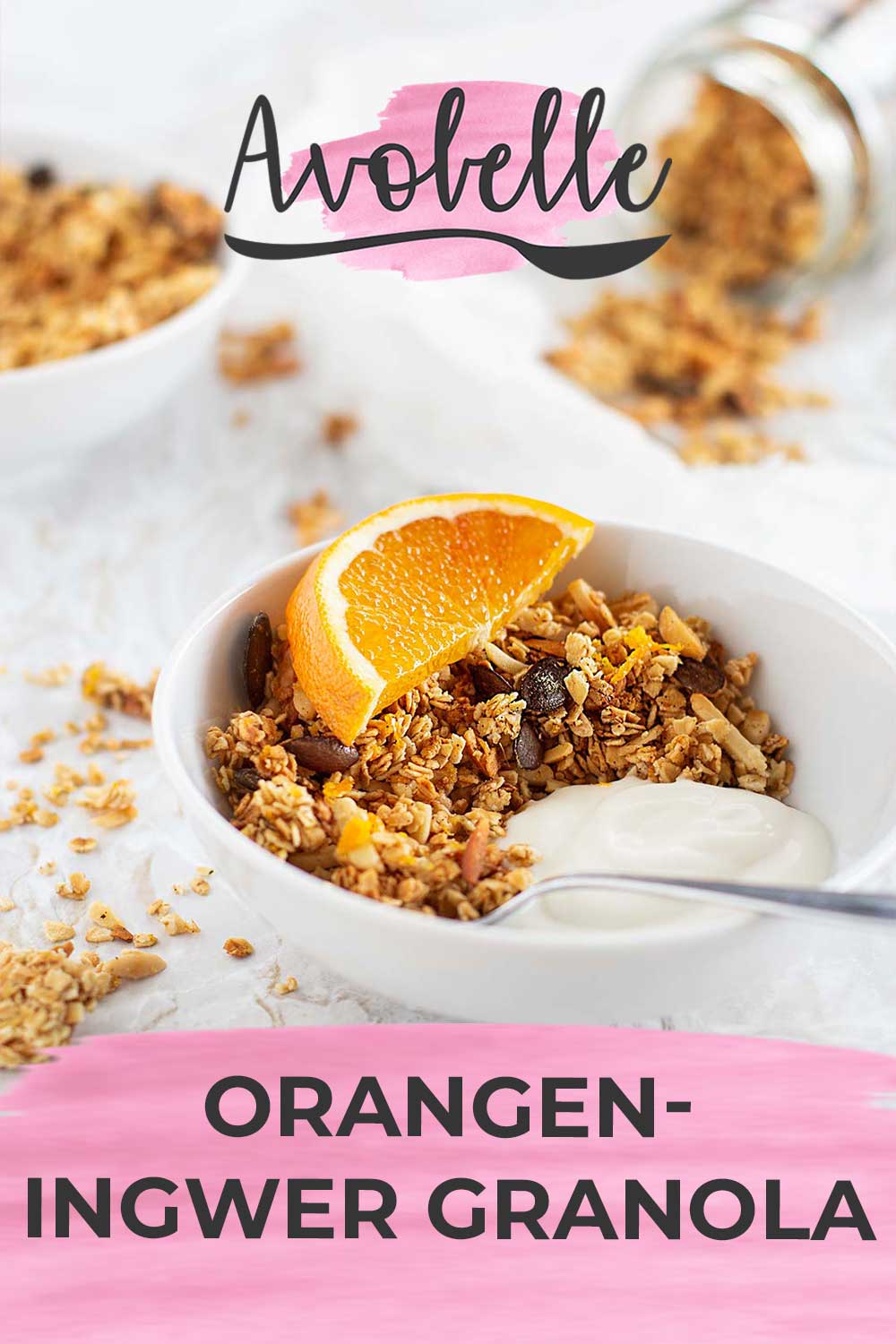 Orangen-Ingwer Granola